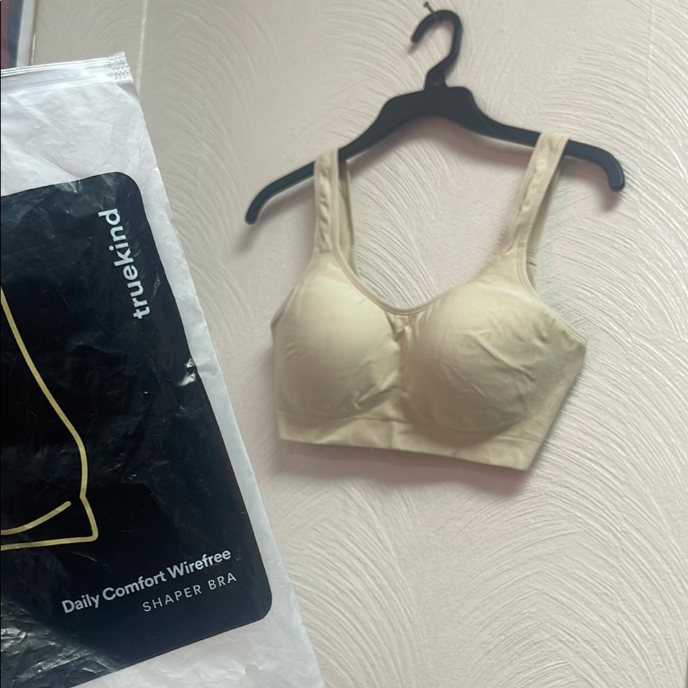 Cream Full Coverage Bra with Molded Cups